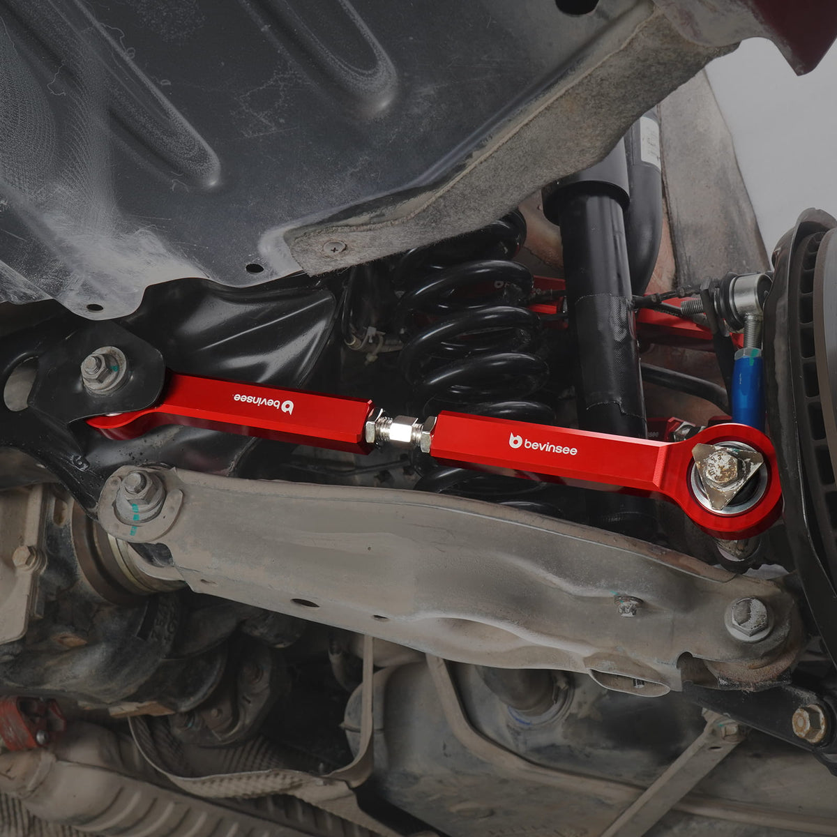 Bevinsee Adjustable Rear Toe Control Arms With Monoball – for BMW E82 E88 E90 E92