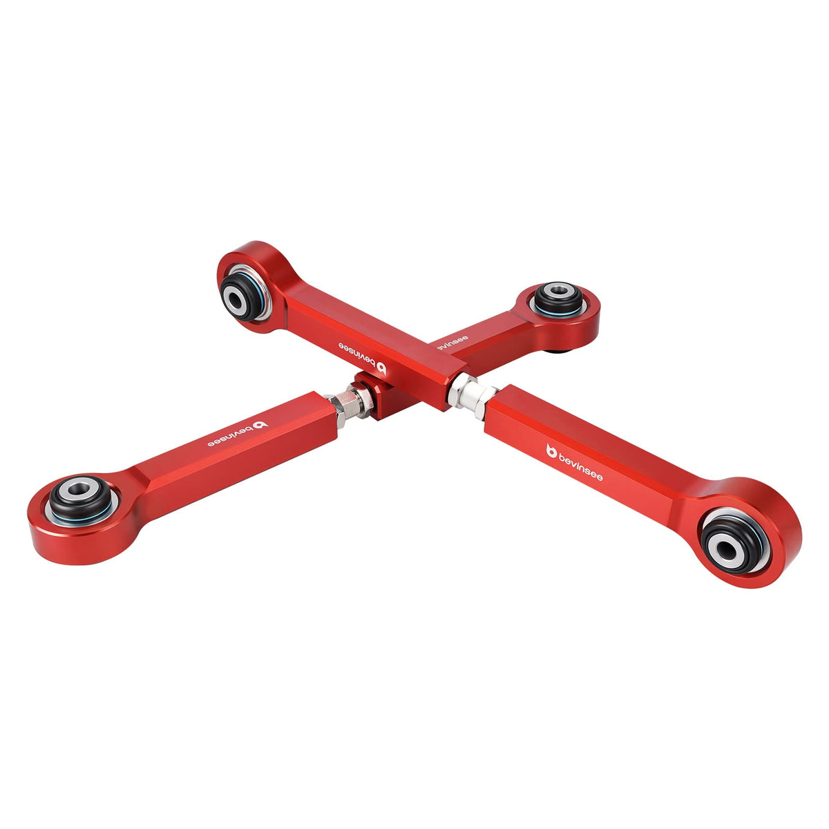 Bevinsee Adjustable Rear Toe Control Arms With Monoball – for BMW E82 E88 E90 E92