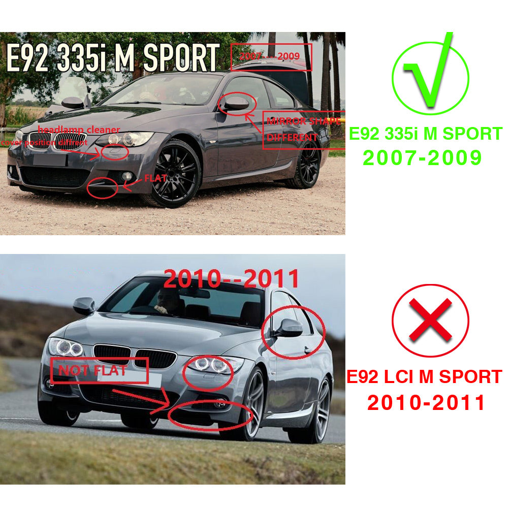 E92 M TECH splitter
