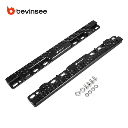 Bevinsee Aluminum Adjustable Seat Floor Mount Adapters & Seat Mount – for BMW E90 E92 E91 E82
