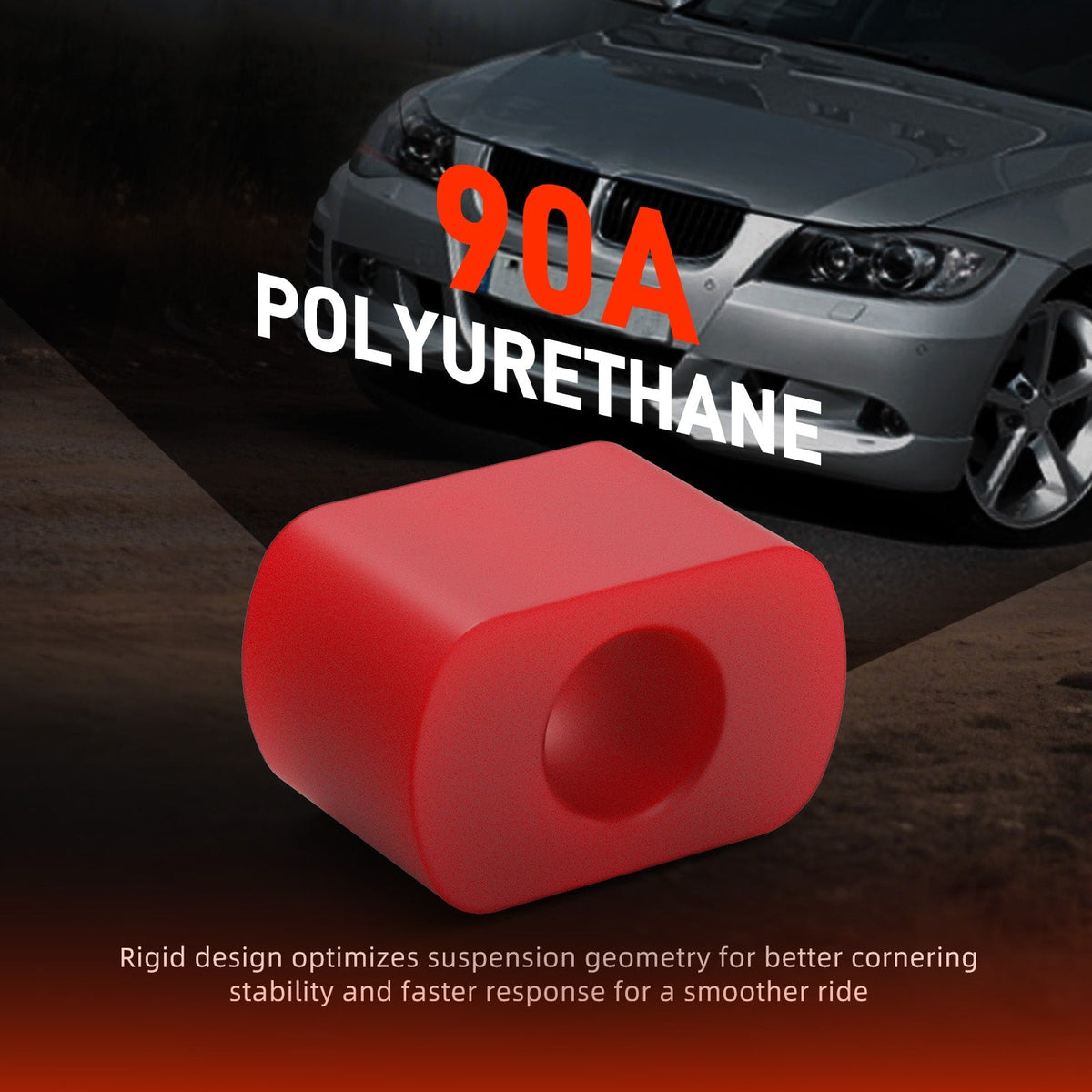 Bevinsee Polyurethane Shifter Arm Carrier Bushing – for BMW E36 E46 E90 E92 E60