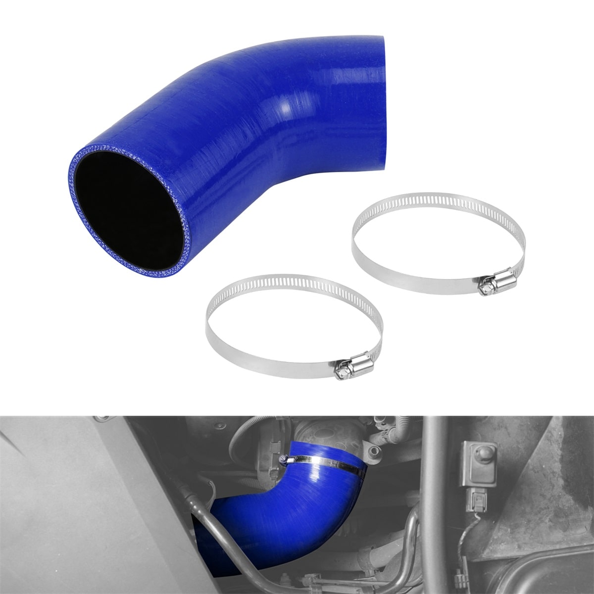 Bevinsee Silicone Intake Boot – for BMW E82 E88 125i 128i E90 E91 E92 E93 325i 328 330 N52 Engine
