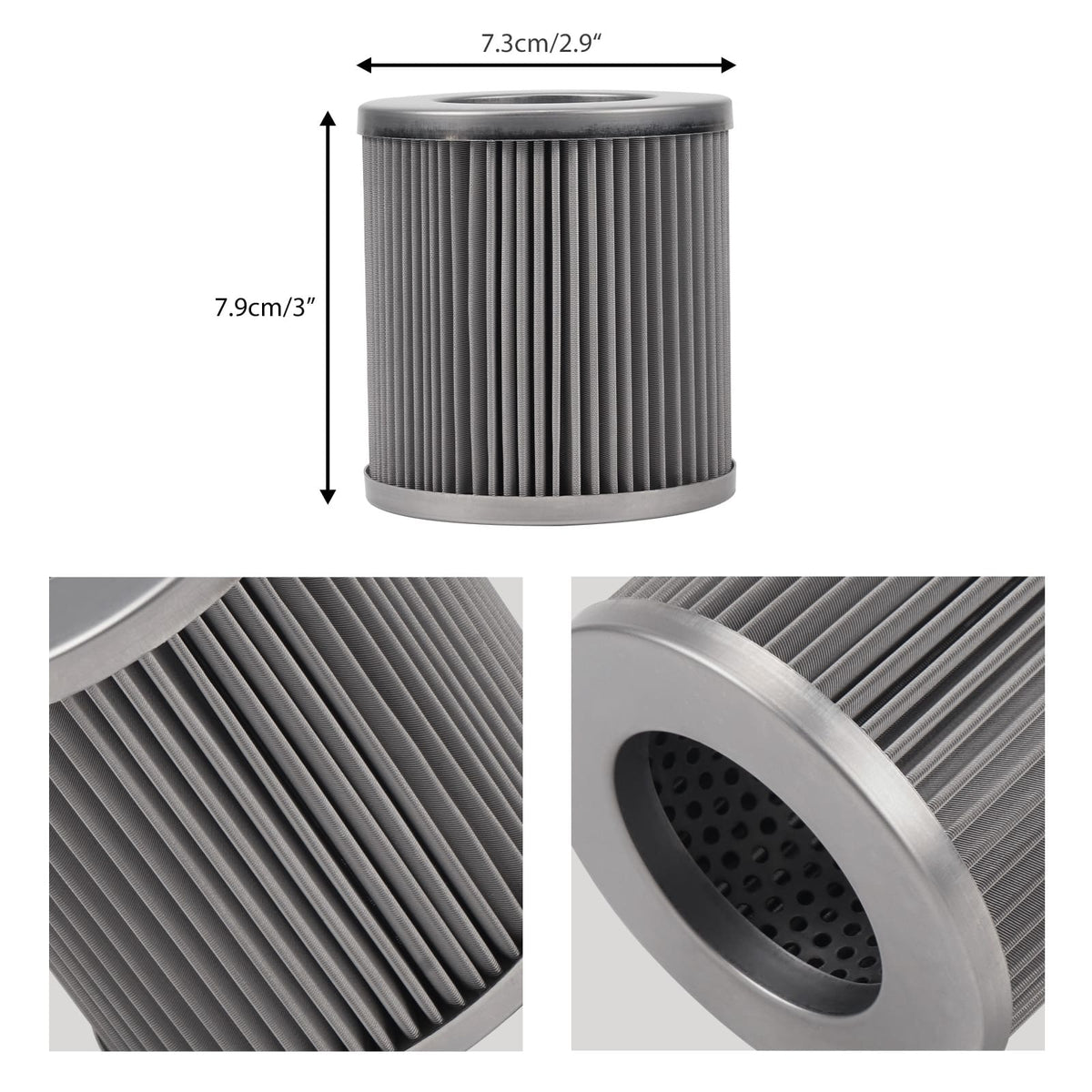 Bevinsee Stainless Steel Oil Filter – for BMW N20 N52 N54 N55 Engines