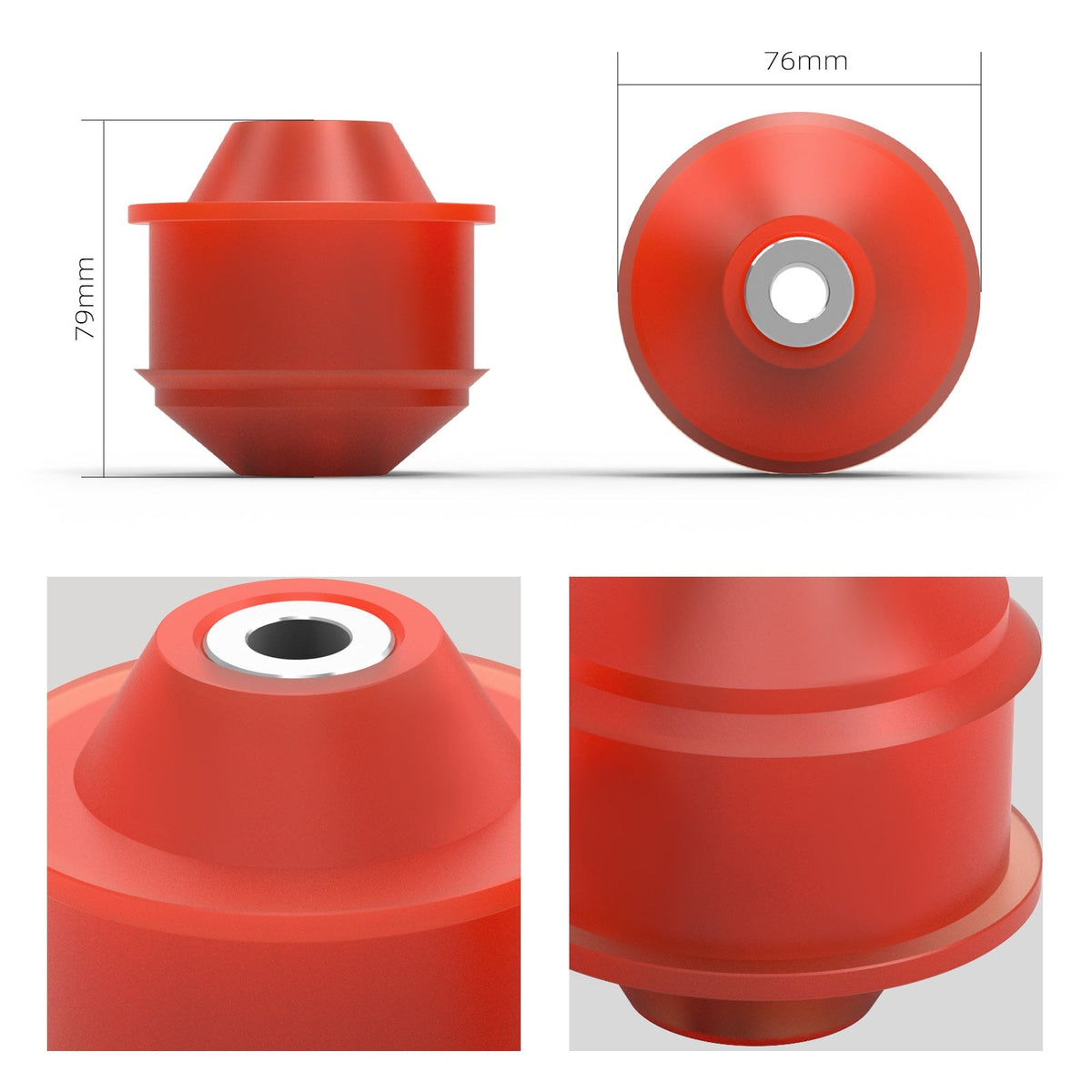 Bevinsee Tension Strut Arm Polyurethane Bushing – for BMW E82 E87 E90 E92 X1 E84 Z4 E89 RWD