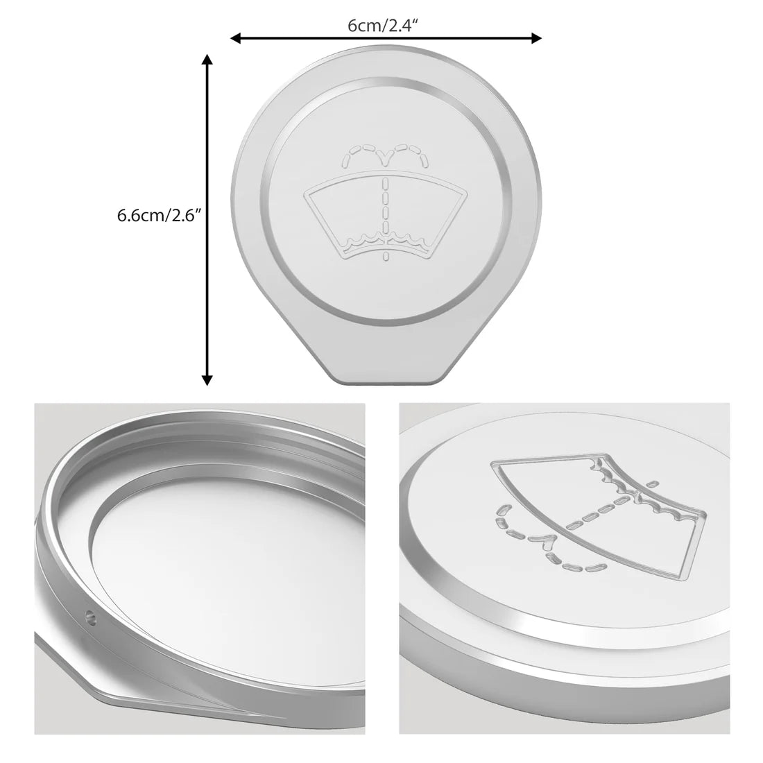 Bevinsee Billet Aluminum Washer Fluid Reservoir Cap for BMW E9X, E8X & X1