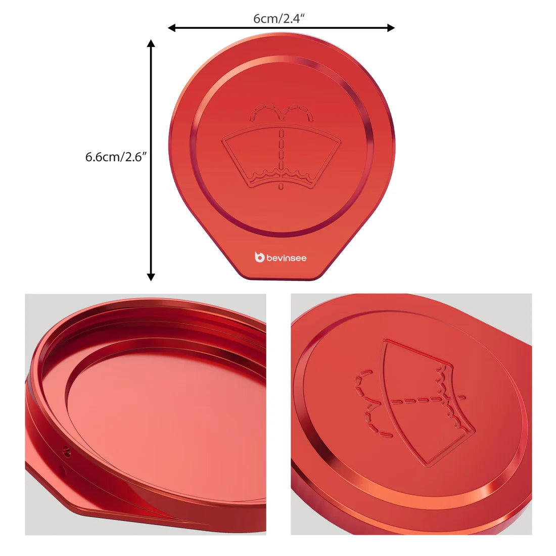 Bevinsee Billet Aluminum Washer Fluid Reservoir Cap for BMW E9X, E8X & X1