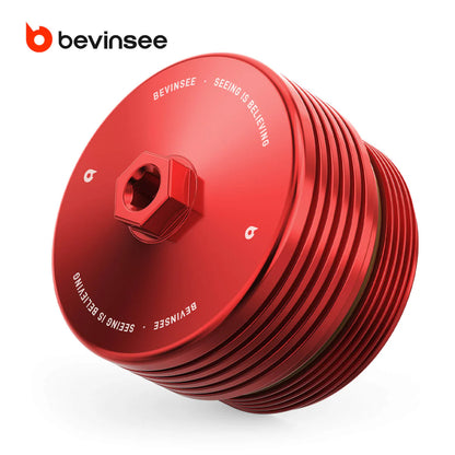 bevinsee-magnetic-billet-aluminum-oil-filter-housing-cap-bmw-Red
