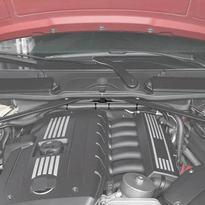 bmw-e92-n54-engine-bay-wire-management-before-after-cowl-delete