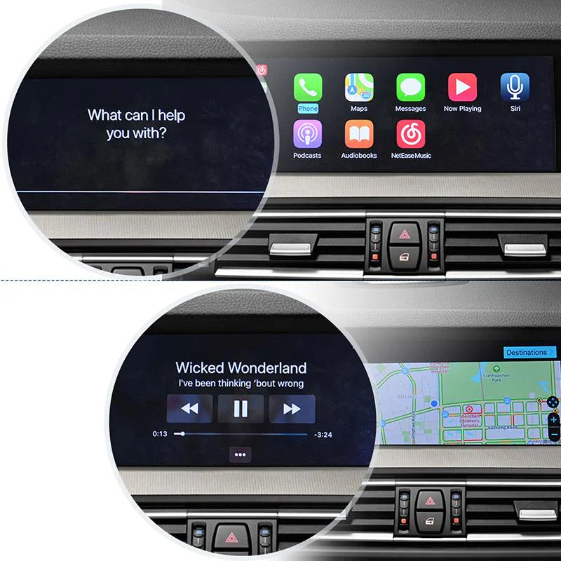 Apple CarPlay-module voor BMW e9x met CIC iDrive