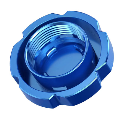cnc-machined-6061-billet-aluminum-coolant-cap-bmw-detail