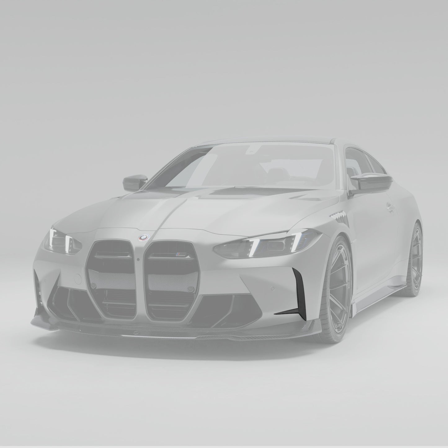 BMW M4 G82 Carbon Fiber Front Bumper Canards