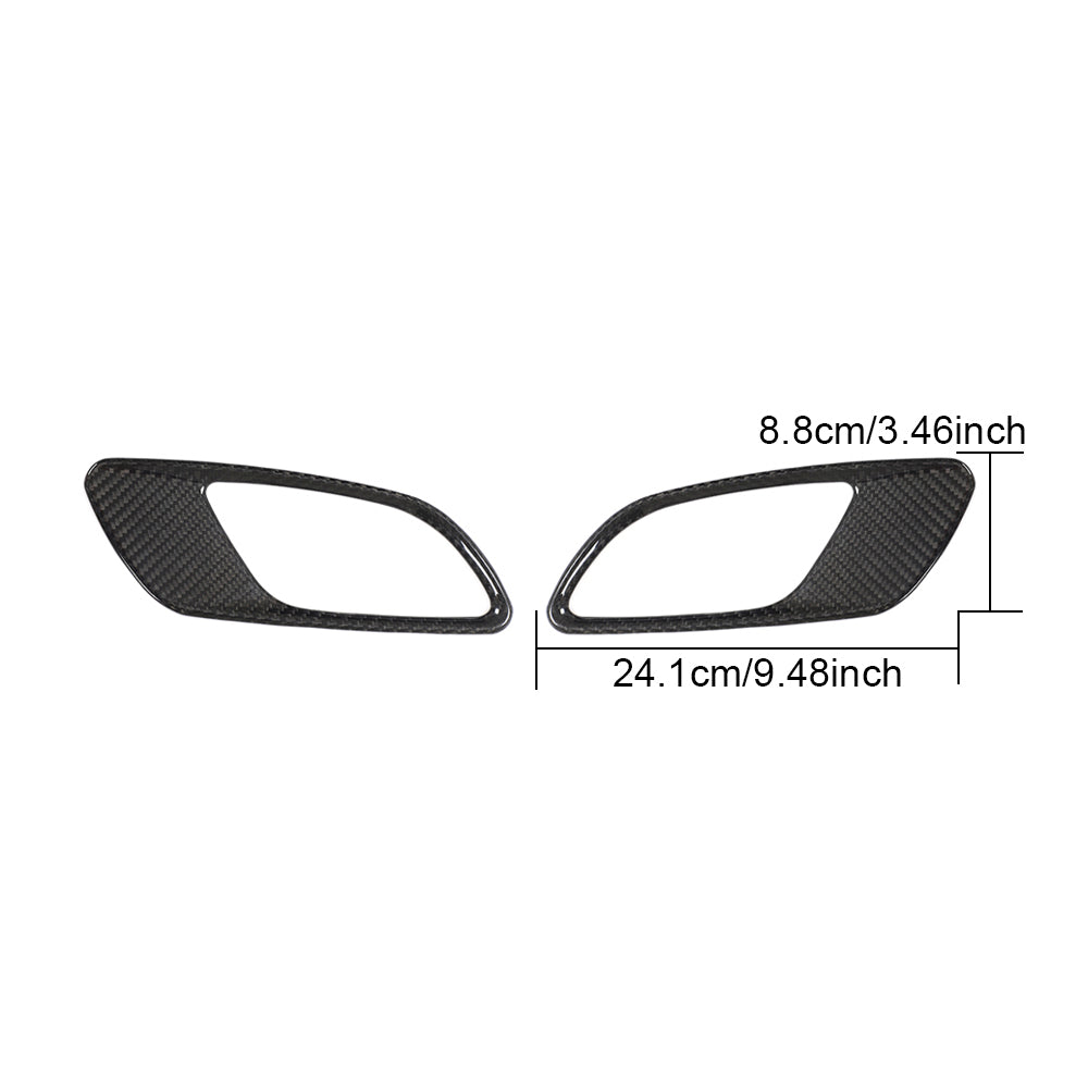 Dry Carbon Fiber Hood Fender Vents for BMW 3 Series E90 E92 E93 M3 2009-2013