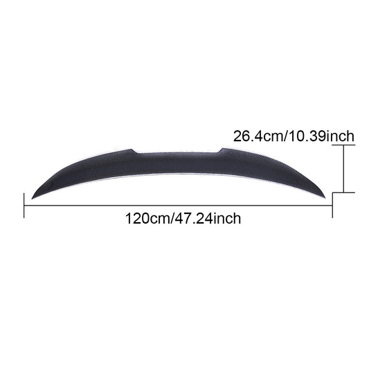 Carbon Fiber Trunk Lid Spoiler Wing For BMW E90 3 Series M3 Sedan 05-11
