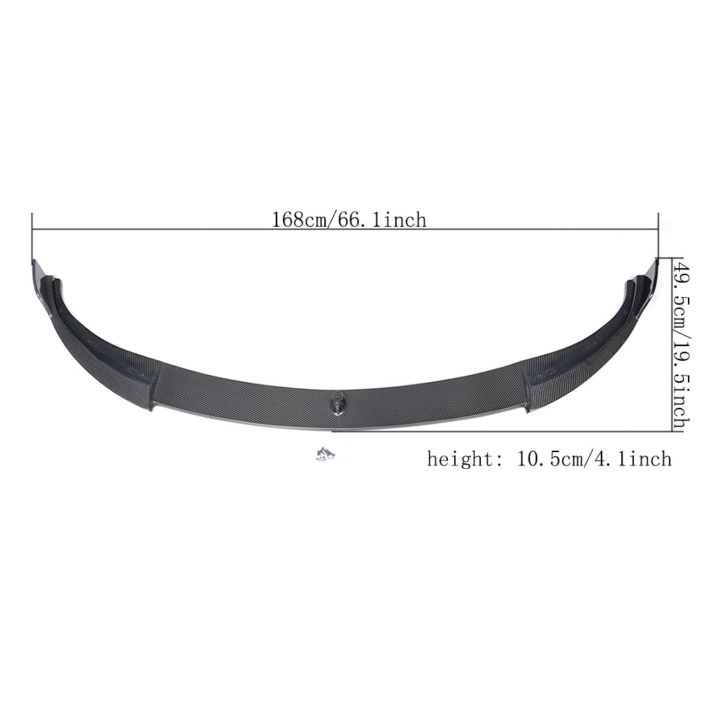 Carbon Fiber Front Splitter Spoiler for BMW Z4 E89 Z series 09-13(Fit:Z4)