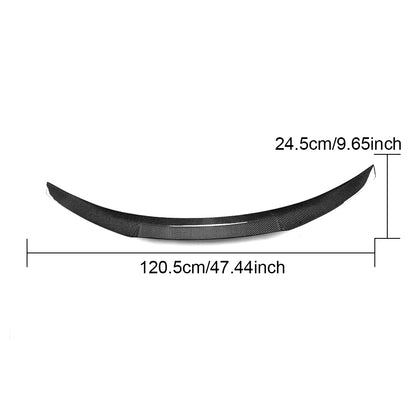 FIT FOR BMW E90 3 Series 335i 328i or M3 Sedan CARBON FIBER REAR SPOILER M4 TYPE