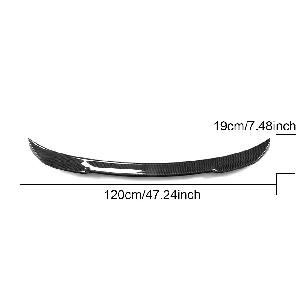 Carbon Fiber Trunk Lid Spoiler Wing For BMW E90 3 Series M3 Sedan 06-11