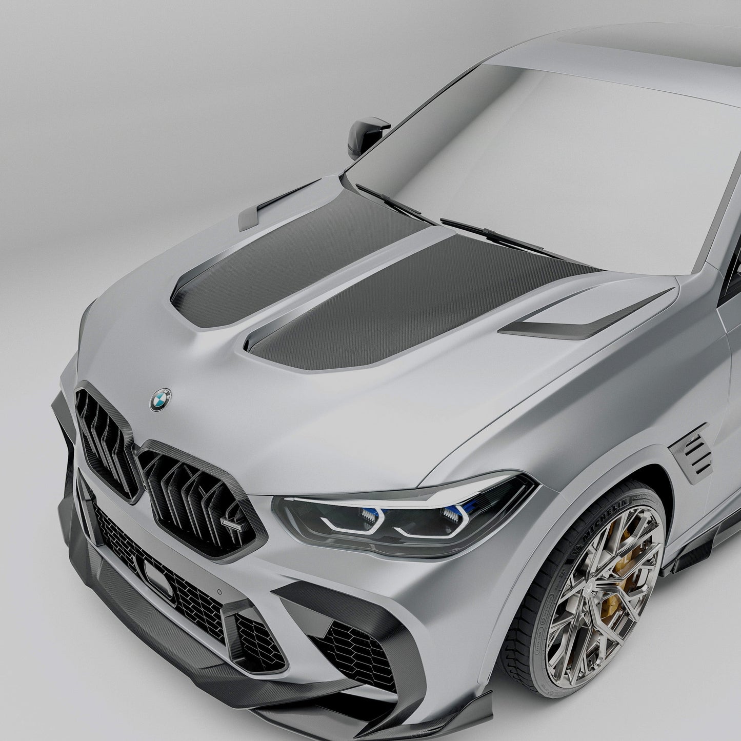 BMW X6M F96 Pre-LCI Carbon Fiber Hood