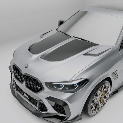 BMW X6M F96 Pre-LCI Carbon Fiber Hood