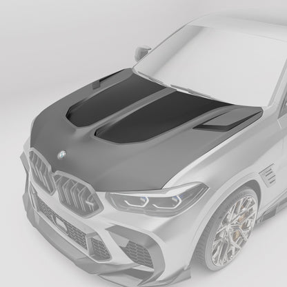 BMW X6M F96 Pre-LCI Carbon Fiber Hood