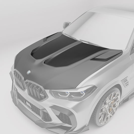 BMW X6M F96 Pre-LCI Carbon Fiber Hood